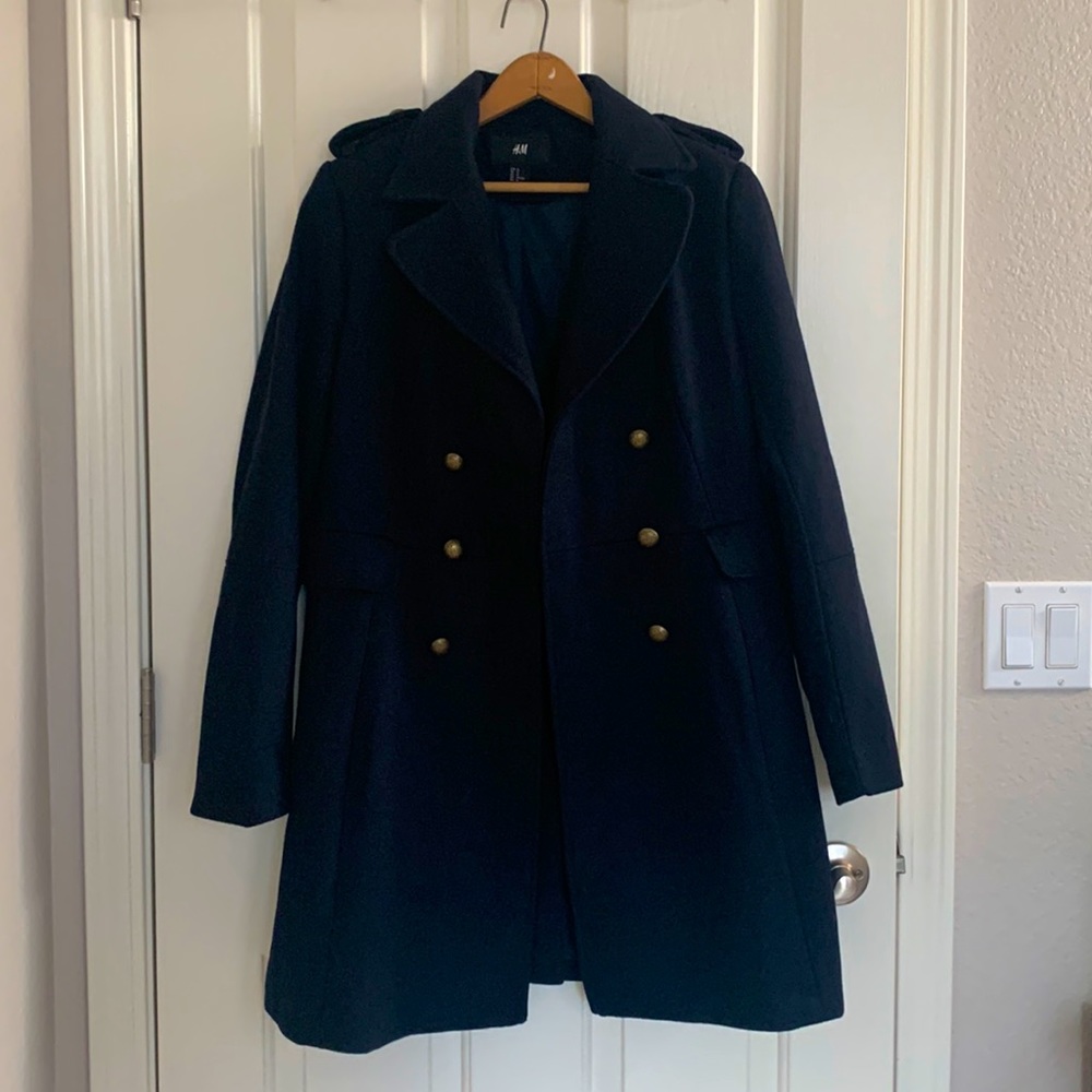 H&M coat with military accents. Never worn.